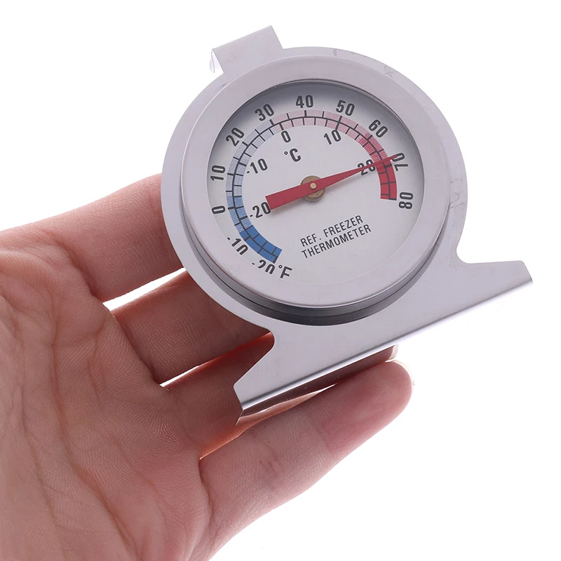 Refrigerator Thermometer Stainless Steel Fridge Freezer Thermometers