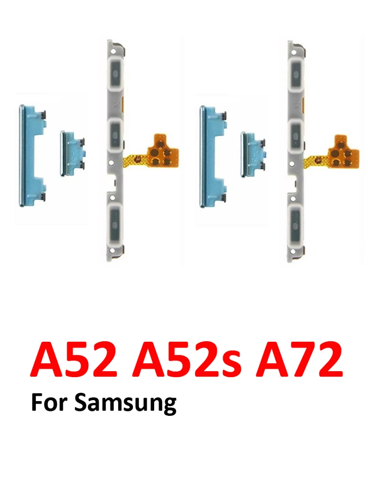 Premium Phone Power Volume Button Replacement - External Key & Internal Flex Cable Parts