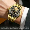 FNGEEN Men’s Watches Top Luxury Brand Fashion Quartz Men Watch Waterproof Gold Steel Business Wristwatch Reloj Hombre 4567 6