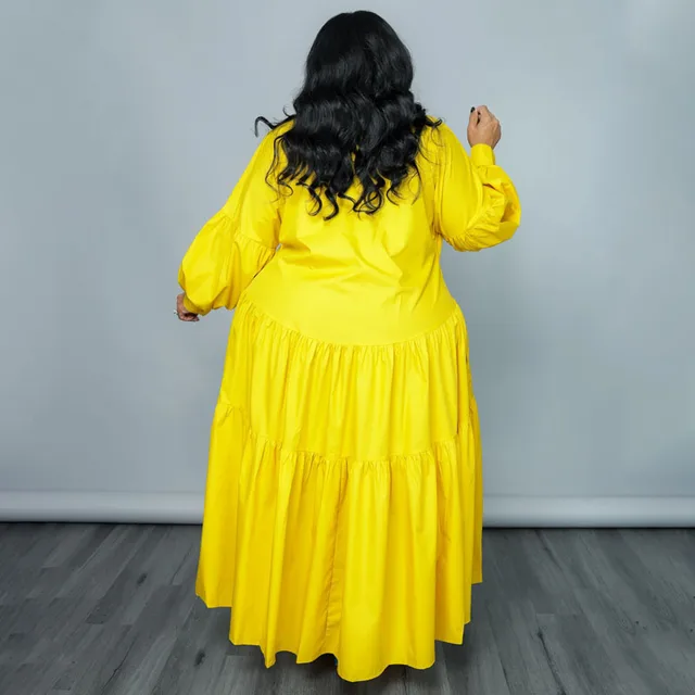 Shop Now Plus Size Yellow Floral Tunic Tops - ADIRICHA