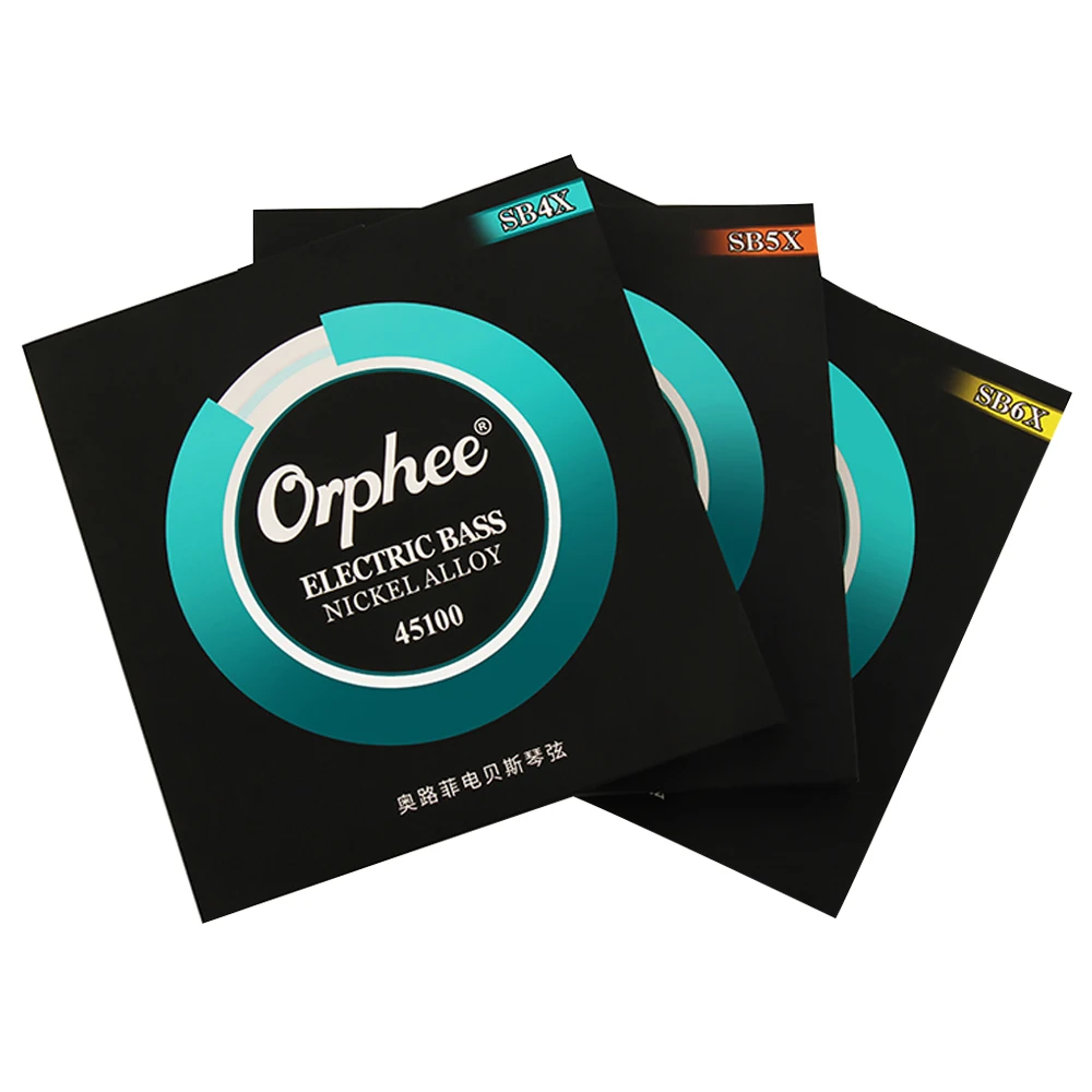 

Orphee SB Series Electric Bass Strings Nickel Alloy Precision Winding Wire Strings Nano Rust Resistant Coating Guitar Parts