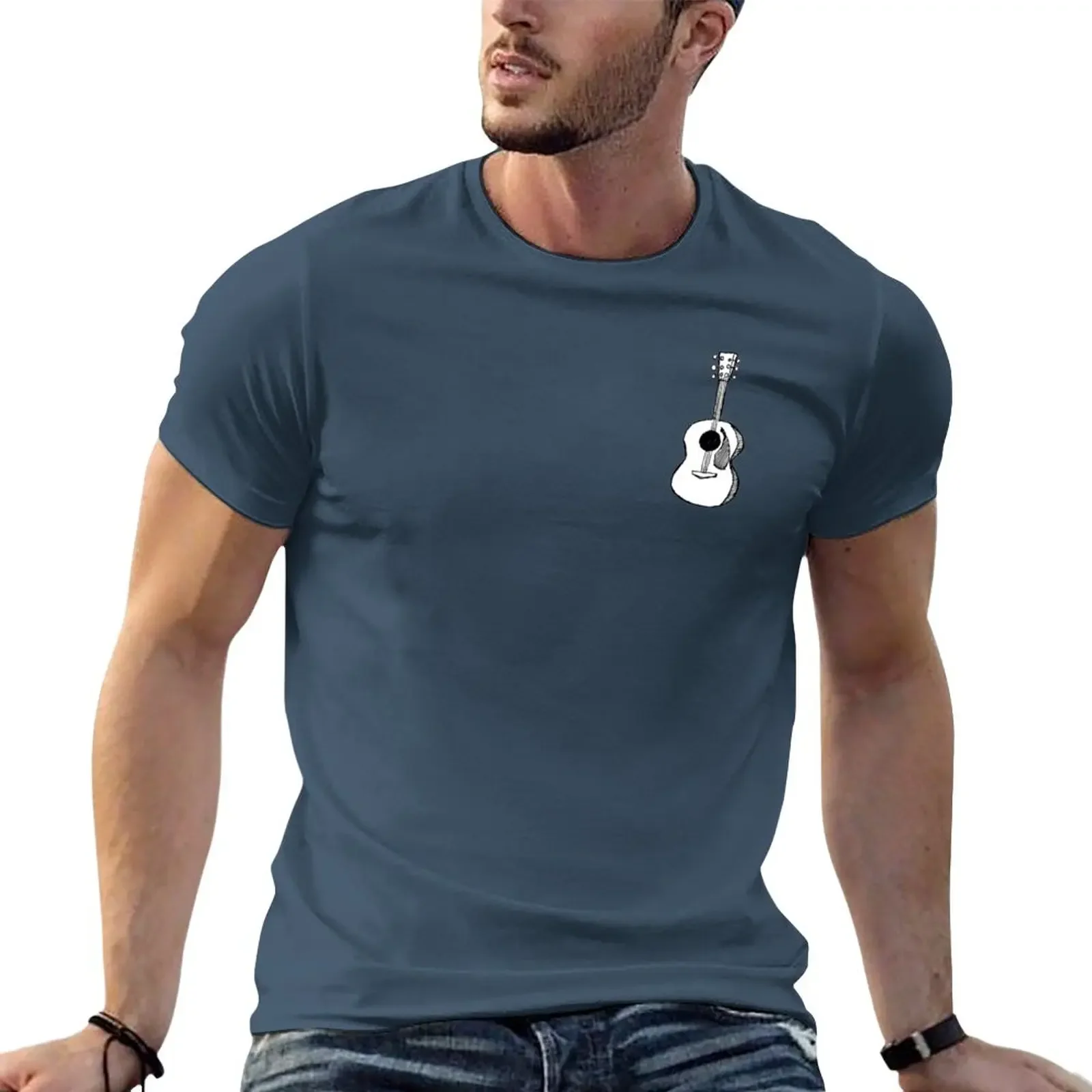 

Guitar T-Shirt quick drying oversizeds graphics mens graphic t-shirts