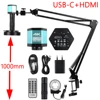 Nice-power 1080P 4K FULL HD Industrial Microscope C-Mount Digital Camera Via Type Measurement For PCB Soldering Phone Repair 1