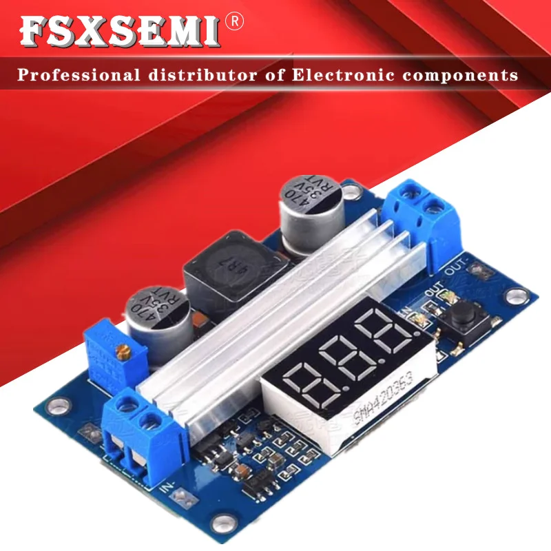 

DC DC-DC 3~35V to 3.5~35V LTC1871 Booster step up Step-up module Converter Regulated Power Supply+VoltMeter