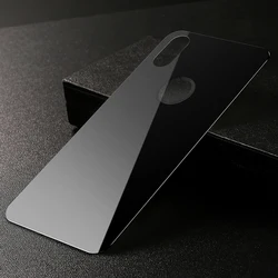 Premium Rear Tempered Glass Screen Protector Set - 2 Pack - iPhone XS Max (Black)