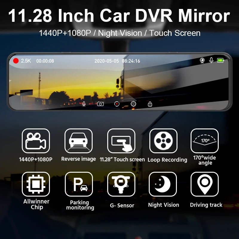 E-ACE  DVR  Ʈ ̵ Ĺ , 12 ̷, 2K Ʈ   ڴ, ڵ  , 1080P Ĺ ī޶