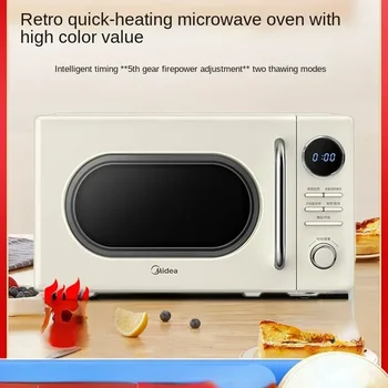 Midea 레트로 전자 레인지, 소형 미니 홈 전자 레인지, M2F, 220V, 20L