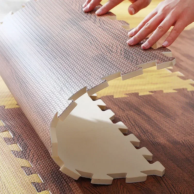 Soft Floor Baby EVA Foam Play Gym Puzzle Mats Wooden Interlocking Exercise Tiles Crawling Carpet And Rug for Kids Game Activity