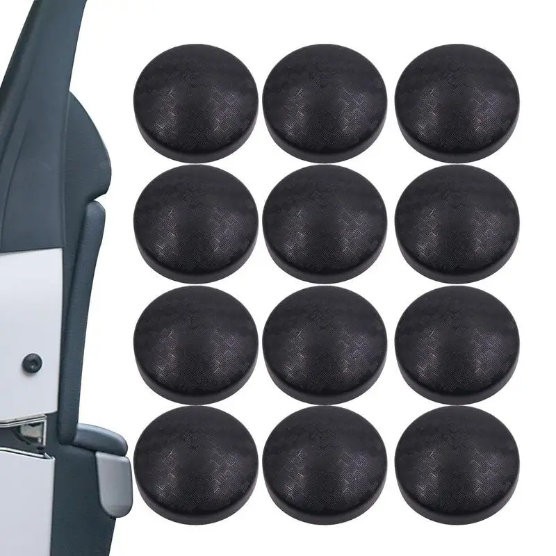 

Screw Covers Rustproof Door Screw Protection Cover 12pcs/set Easy To Install Car Accessories Suitable For Front Or Rear License