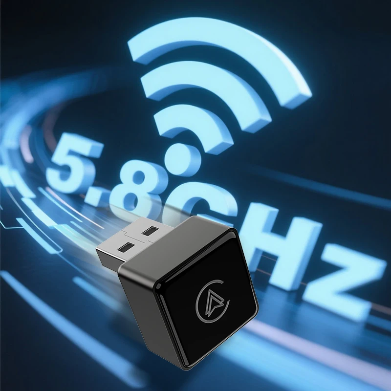 Adaptador Inalámbrico Para CarPlay Y Android Auto - Convierte Tu Conexión Por Cable En Inalámbrica, USB-A Y USB-C
