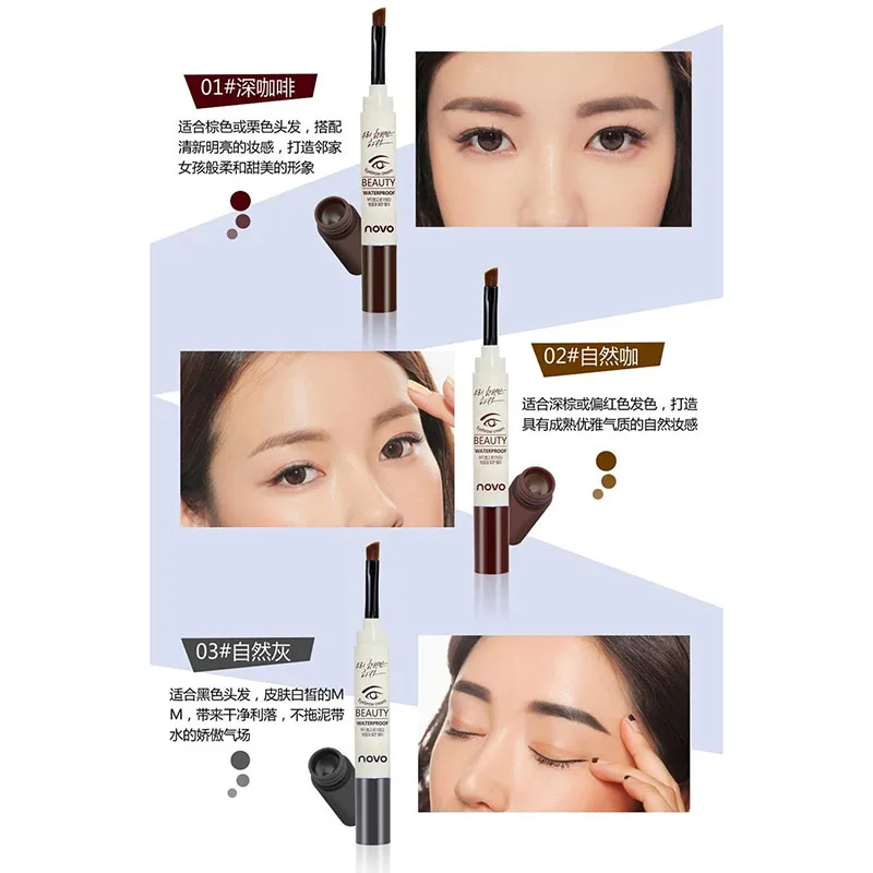 1Pcs Augenbraue Bleistift Drehbare Augenbraue Enhancer Lang Anhaltende Make-Up Bleistift Auge Wasserdichte Augenbraue Pinsel Make-Up Kosmetische Werkzeug