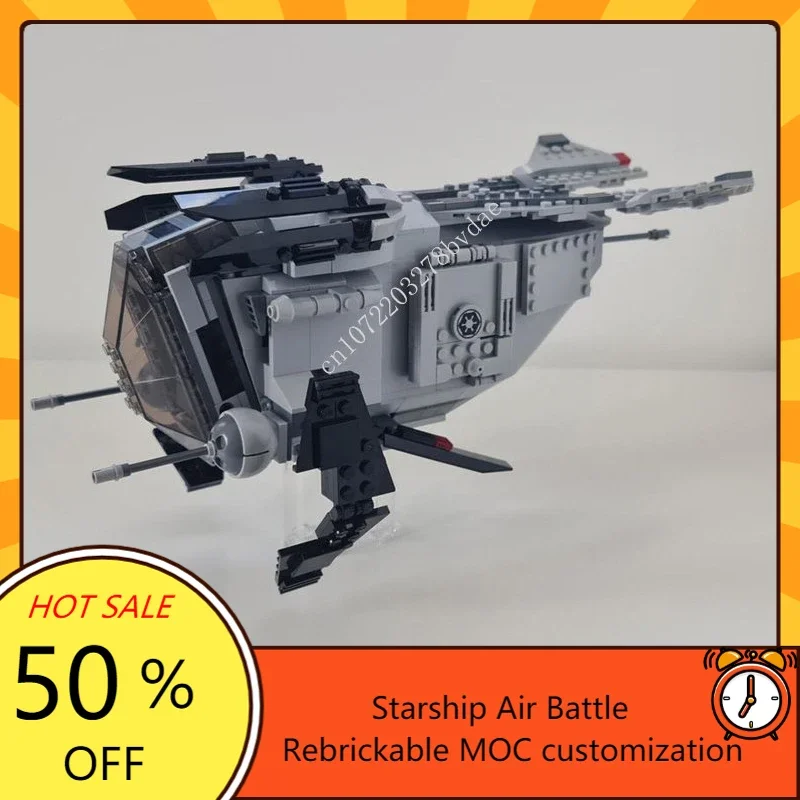 

535PCS MOC Space Battle Series Imperial Gunship - Rebels Model Building Blocks Technology Bricks DIY Creative Assembly Toys Gift
