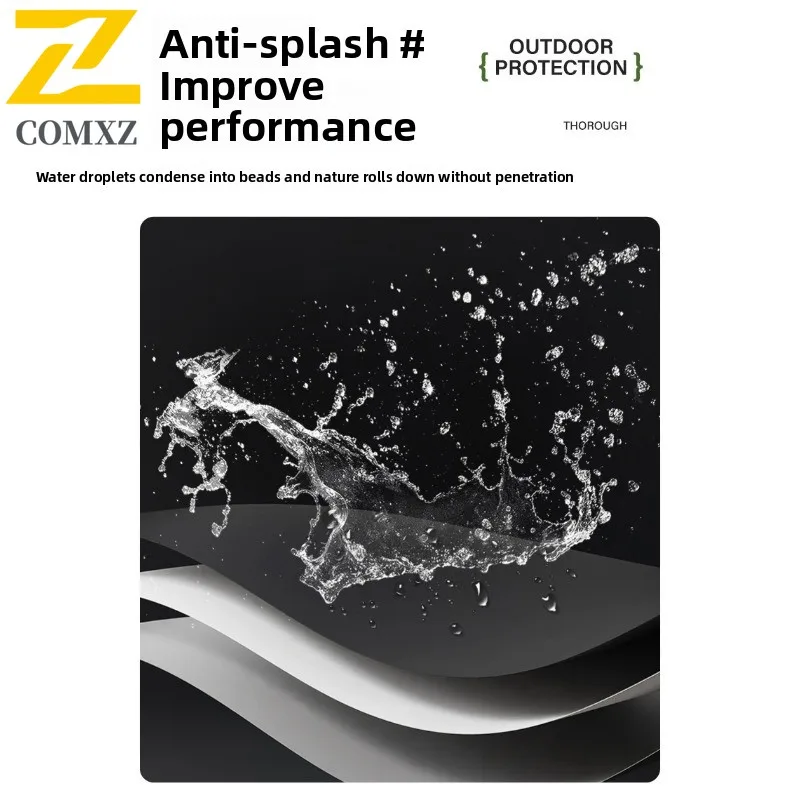 Men's Functional Jacket Multi-Pocket Hooded Mountaineering Waterproof Wear-Resistant Work Jacket Fashionable Men's Windbreaker