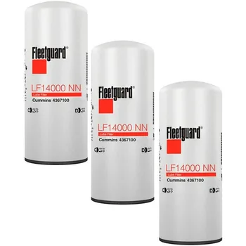 Fleetguard LF14000NN (Upgrade of LF9080) Oil Filter (Pack of 3)