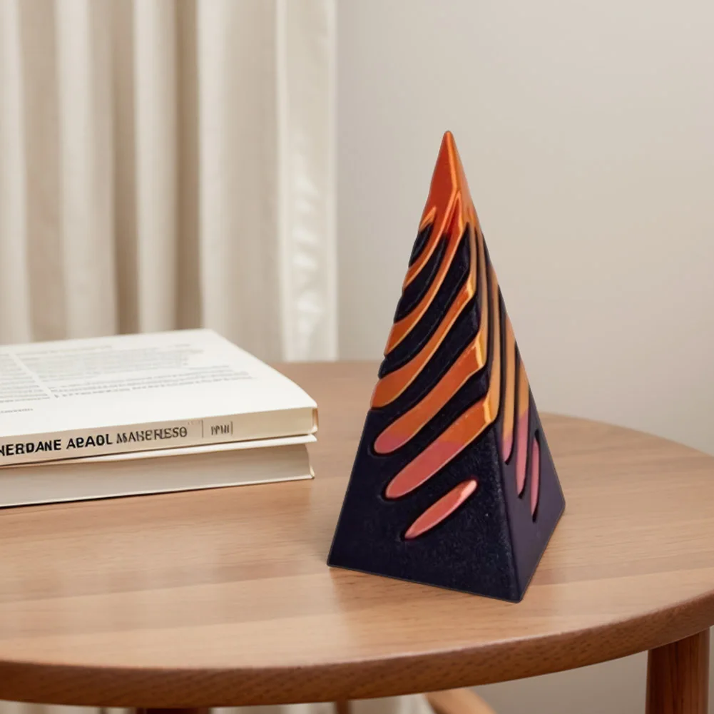 3D Printed Fidget Toys Spiral Cone Toy Decompression Kids Fidget Toys Impossible Pyramid Passthrough Sculpture Desk Toy Fidget Toy Sensory Fidget Toy Anti Stress Toy
