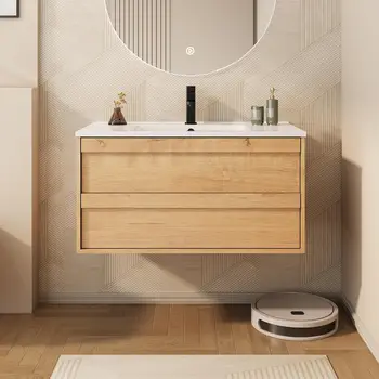36" Floating Vanity Cabinet 1