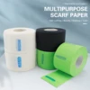 Salon Professional Haircut paper Disposable Hairdressing Collar Haircut Covering Neck Paper Stretchable Roll Cutting  Accessory 1