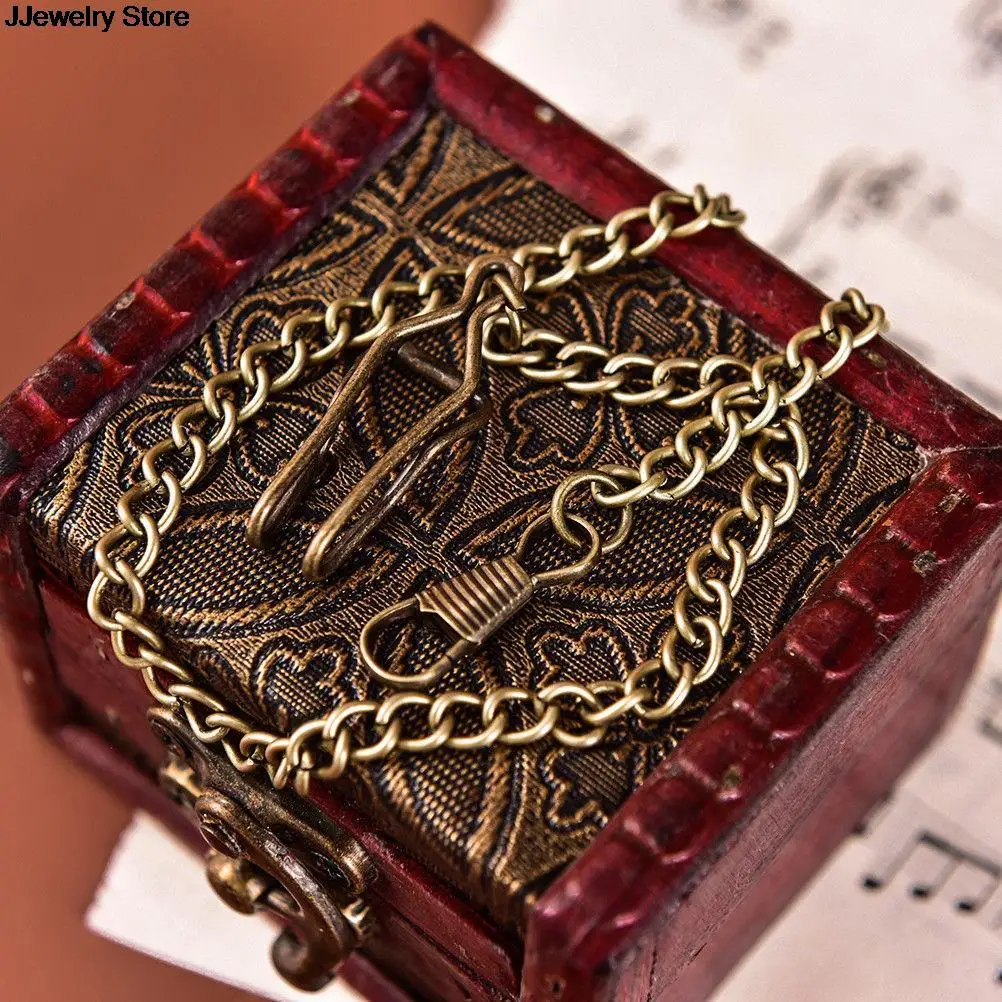 Pocket Watch Chain 1 x Watch Chains Chain For Antique Quartz Vintage Pocket Watch Bronze Alloy Pocket