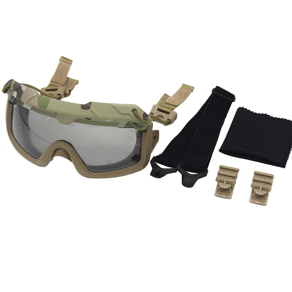 Tactical Goggles Shooting Glasses Polarized Goggles Hunting Glasses Airsoft Tactical Helmet Goggles For FAST MICH Wendy Series Helmets Accessories