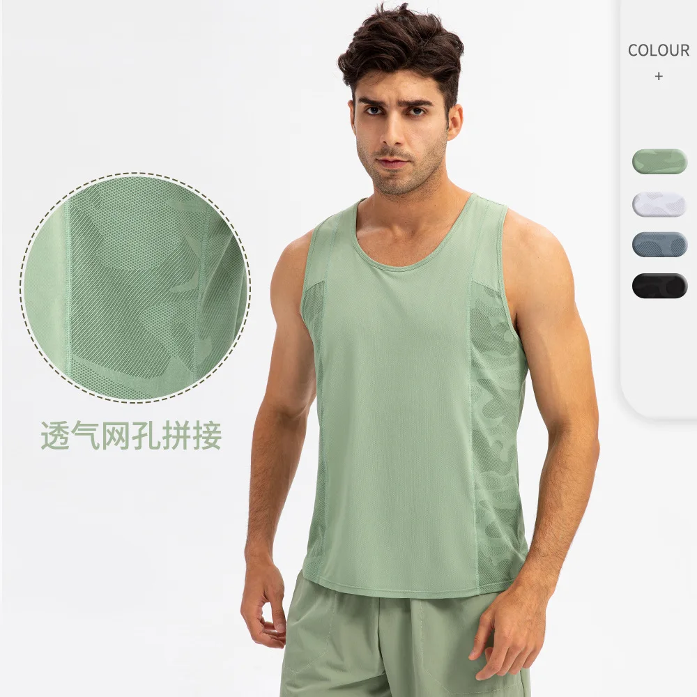 Men's Summer Compression Fitness Gyms Tank Top Sleeveless  Basketball  Shirt  Breathable Sports Workout  Gyms Running Vest