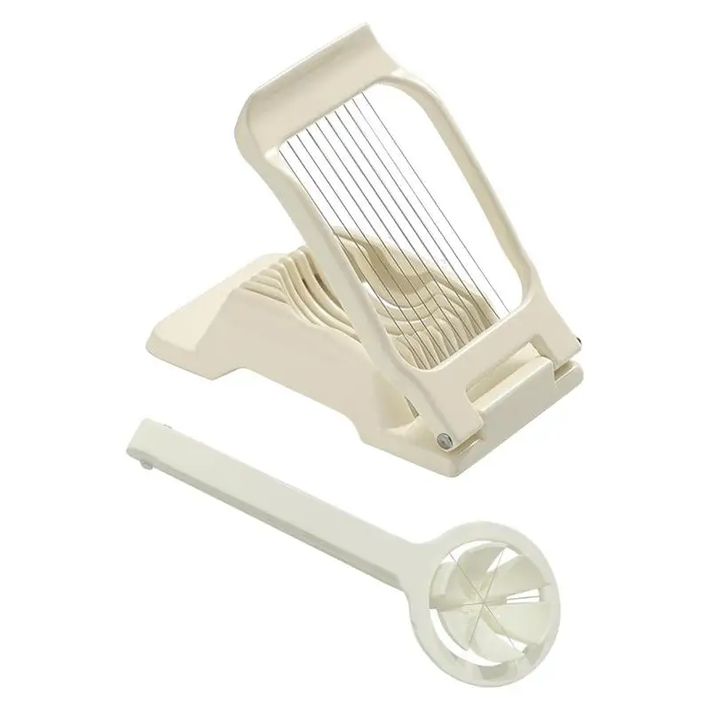 

Egg Slicer Stainless Steel Wire Egg Cutter Manual Cutting Ham Mushroom Strawberry Slicers multifunctional Dicer Chopper