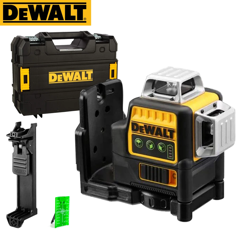 DEWALT-Nivel láser de 12 líneas, herramienta de construcción de Rayo Verde  autonivelante 360, batería de iones de litio máx. de 12V, DW089LG -  AliExpress