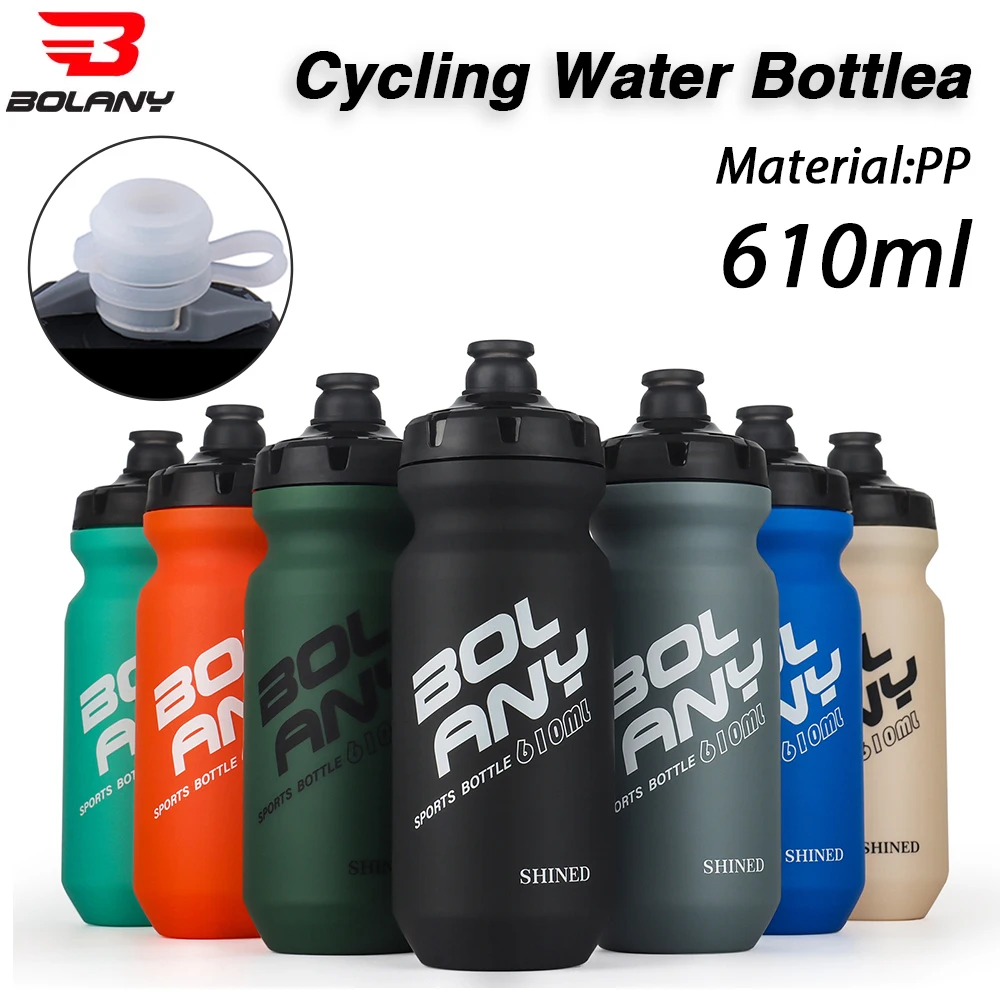 Bicycle Water Bottle BOLANY 610ML PP Squeeze Out Leak-Proof