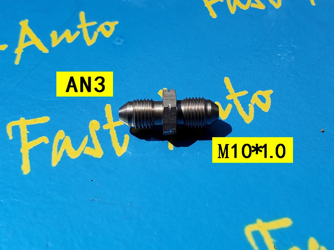 

Переходник из нержавеющей стали an3 3an 1/4 "-24unf для метрических фитингов M10 * 3/8