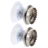 2 Sets Simple Magnetic Soap Holder Car Mount Wall Mounted Rack Hanging Bathroom Stainless Steel Suction Miss Holders 1