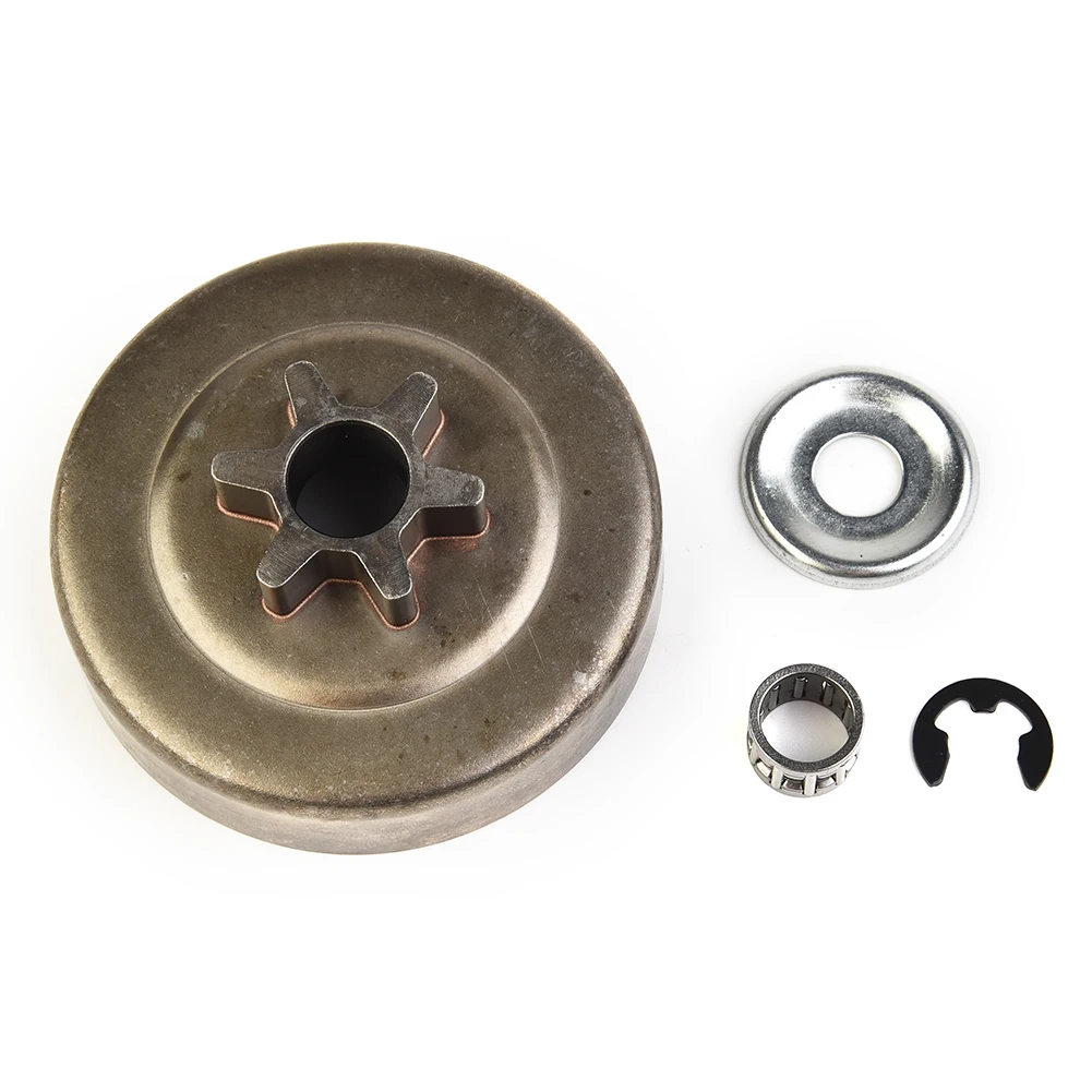 

Needle Bearing Clutch Drum Sprocket Washer Spare parts Replacement Fitting 3/8" 6T For STIHL MS170 180 Durable