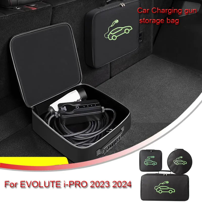 Ev Car Portable Charging Cable Storage Borsa Per Il Trasporto Accessori Per Bagagliaio Ignifugo Impermeabile Per Evolute I-Pro 2023 2024