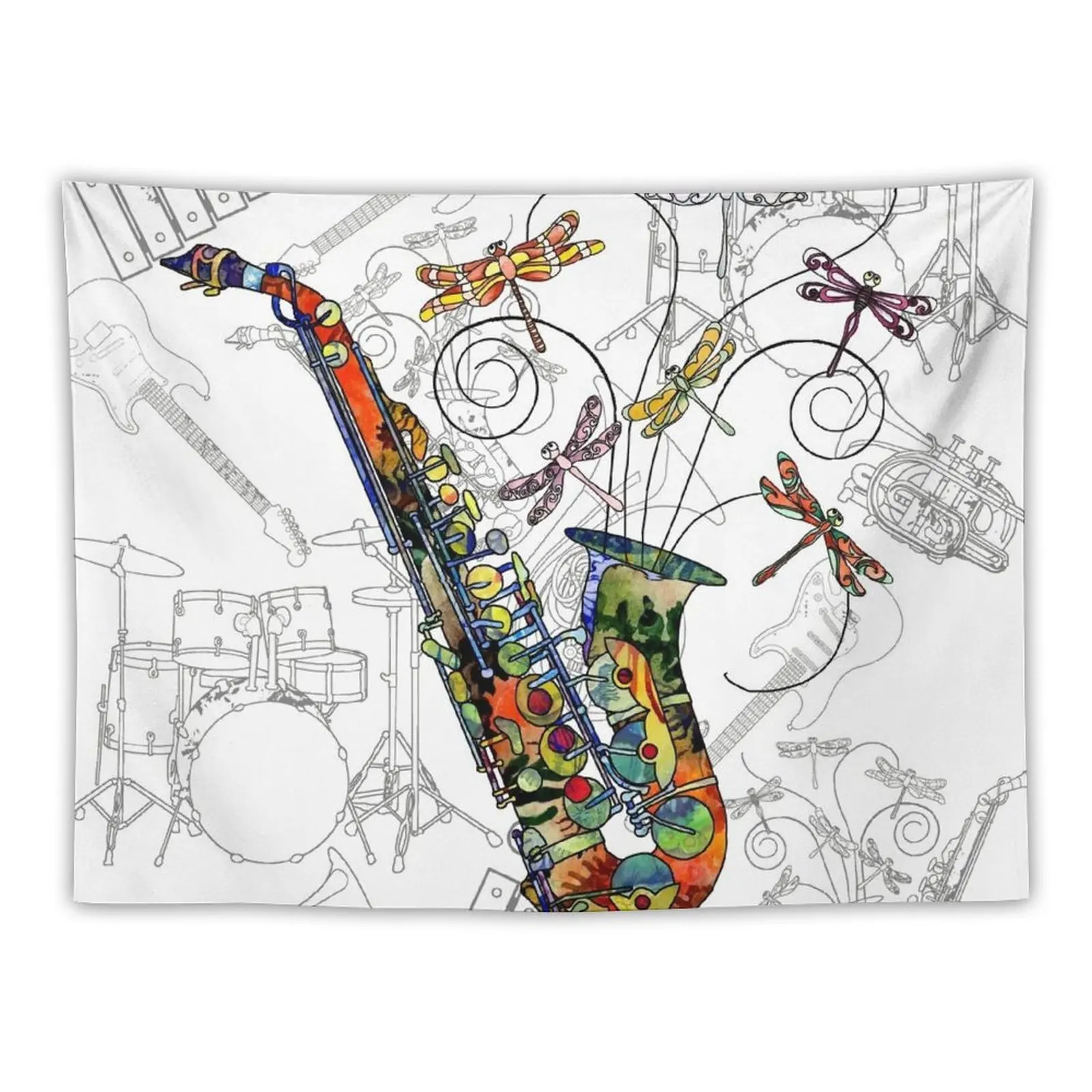 

Sax! Tapestry Custom Tapestry Cute Tapestry