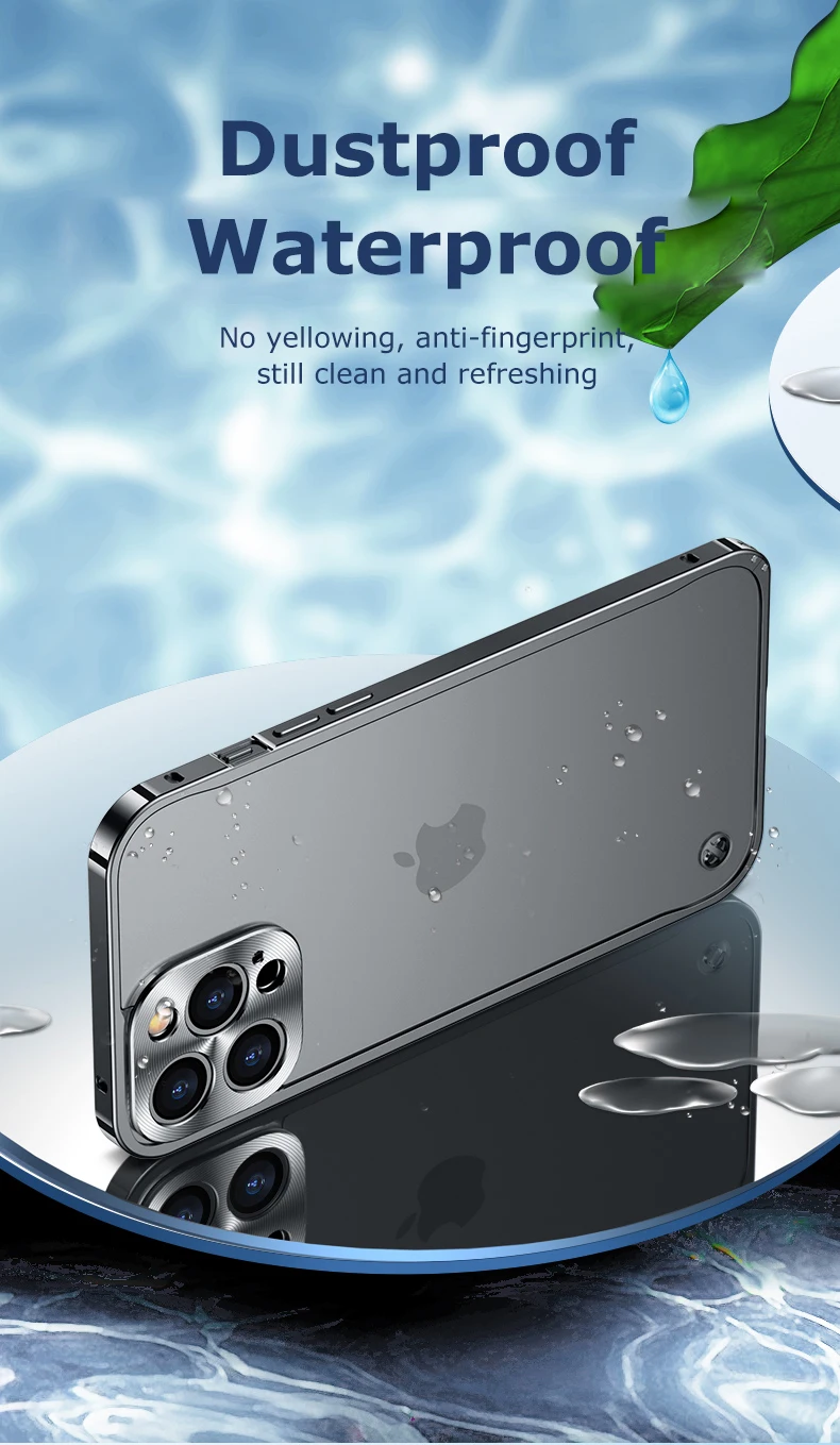 Luxury Aluminium Frame Lens Protection Cover for iphone cases - SKY COVER