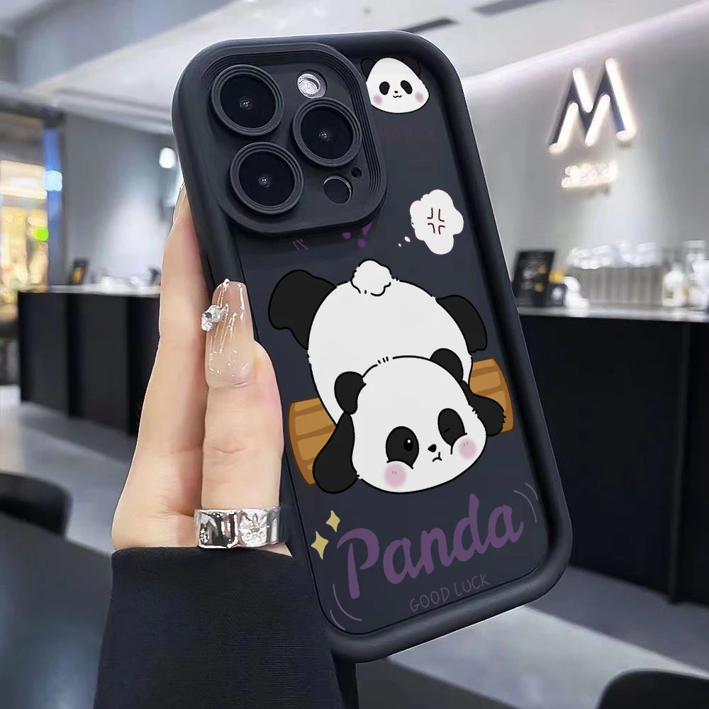 Adorable Lucky Panda Shockproof Soft Phone Case Cover