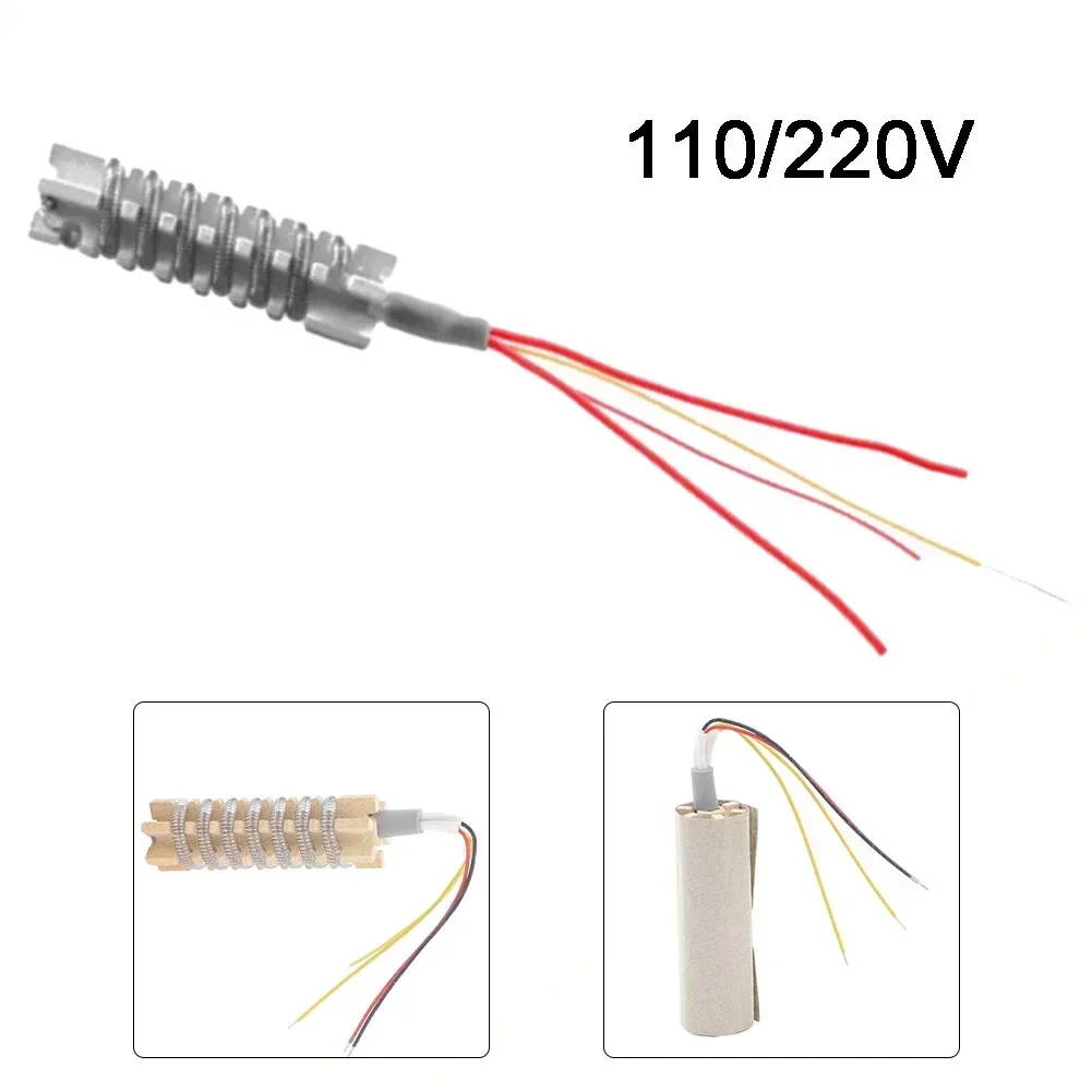 1Pc Heating Element Ceramic Heating Core Heater 220V/110V For 8586 858 858D 8858 8586D Rework Soldering Rework Station Parts