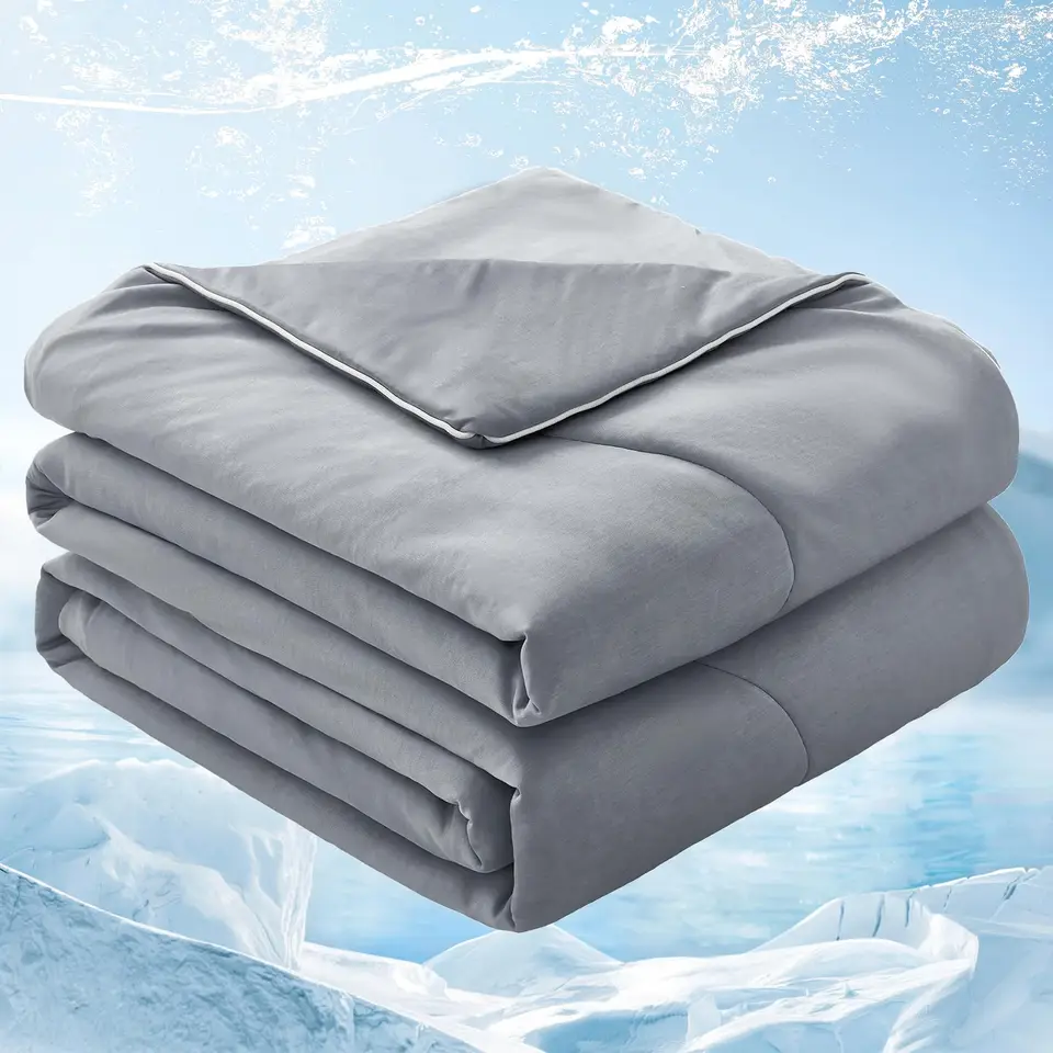 Double Sided Cooling Comforter for Hot Sleepers