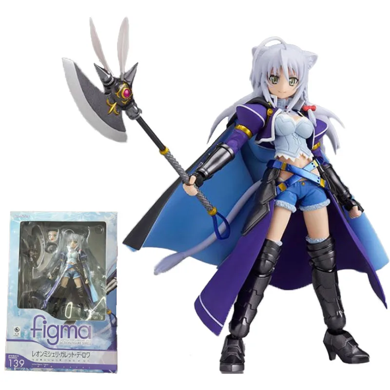 

Max Factory Figma 139 Leonmichelle Garrett Des Rois Dog Days Anime Figure Model Collecile Action Toys Gifts