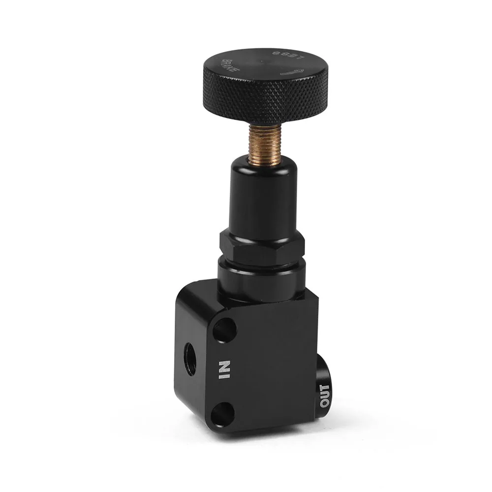 Brake Bias Proportioning Valve Pressure Regulator For Brake Adjustment 1/8-27 NPT Pressure Regulator Screw Knob Type
