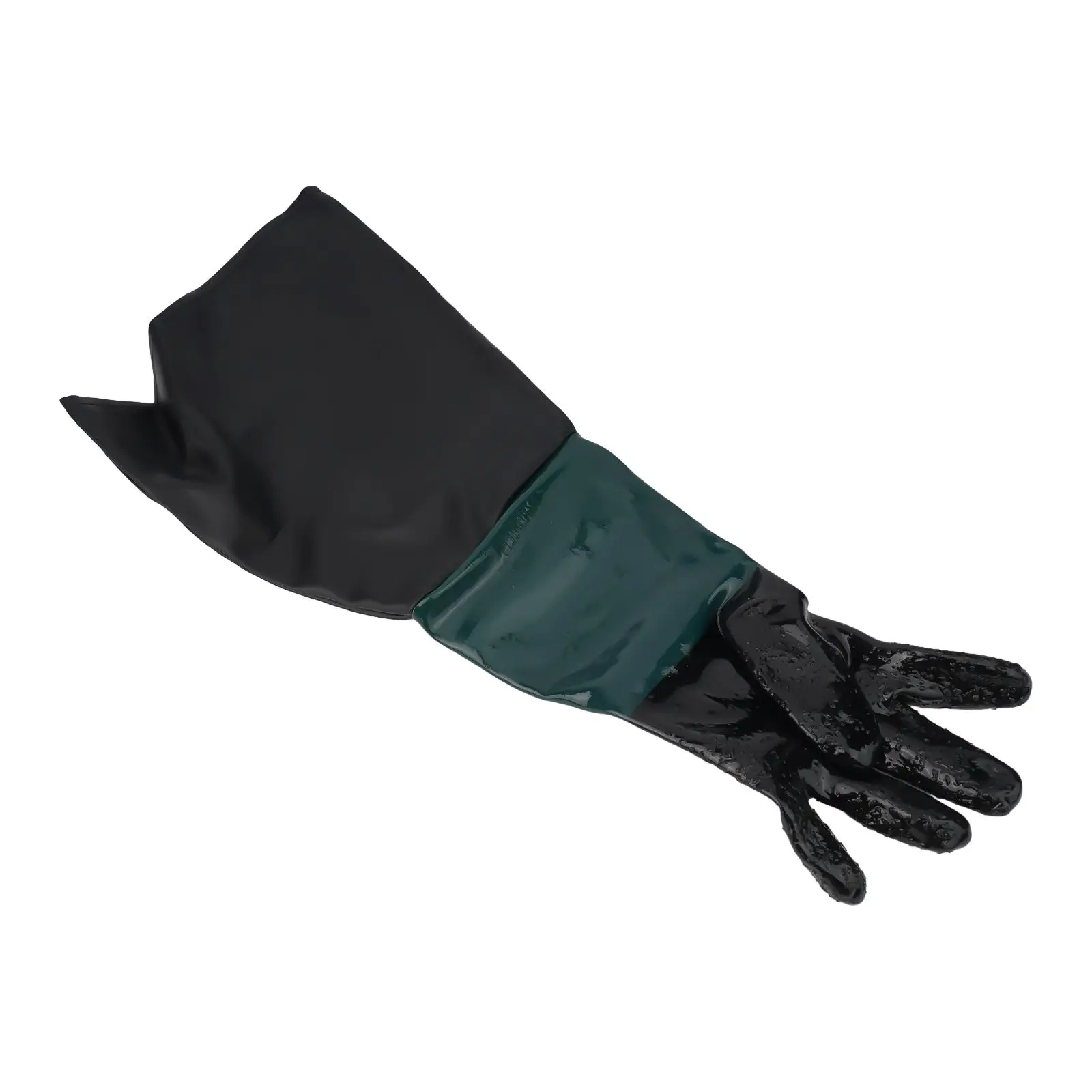 

Cotton Lined Sandblast Cabinet Double Sewn Durability Abrasive Cotton Gloves PVC Sand Blast Cabinet Sandblaster