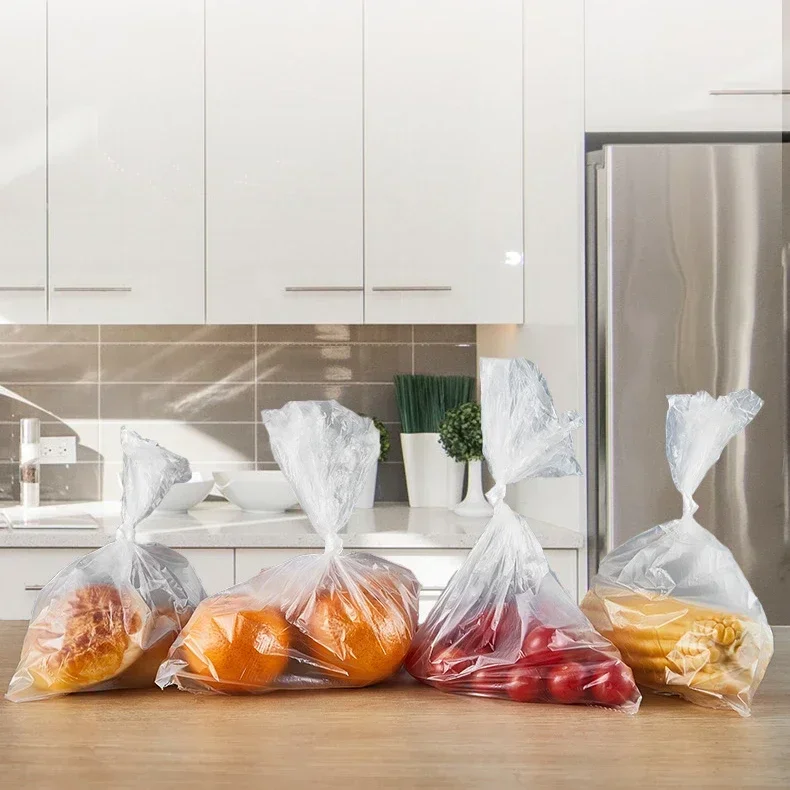 Plastic Packaging Bag Fruit Vegetable Fresh-keeping Bag Disposable Wrap Plastic Bags Kitchen Storage Organization 50/100pcs fresh keeping bags plastic food storage bags food storage bags plastic wrap plastic packaging bags