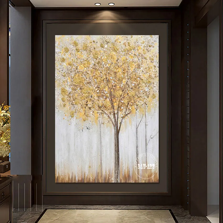 

Tree Painting Modern Latest Arrival Artwork Canvas Abstract Art Living Room Pictures For Walls Frameless Home Decoration Pieces