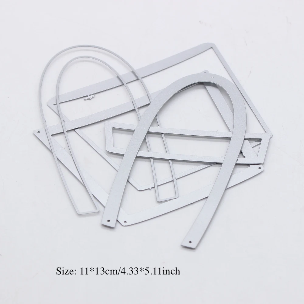 ZFPARTY Tote Bag Shaker Metal Cutting Dies Stencils for DIY