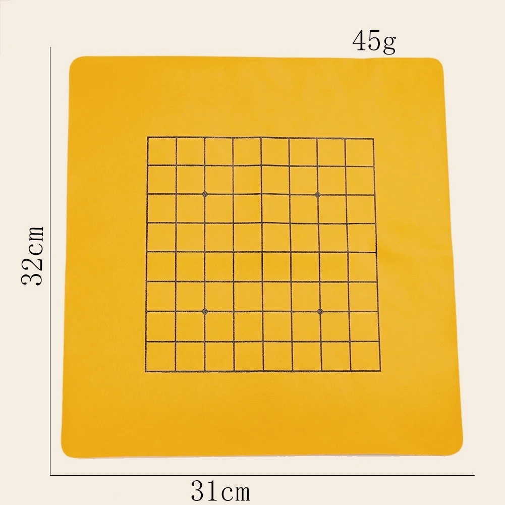 Double Sided Go Board 9 13 19 Line Combo PU Pelle Pieghevole Scacchiera Principiante Avanzato Gioco Weiqi Multi Formato Colore Casuale - immagine 5