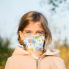5pcs N-95 Children'S Rainbow Printed Outdoor Prevention Fish Mask Face  Cubre Bocas Desechables Disposable Mouths Covers 4