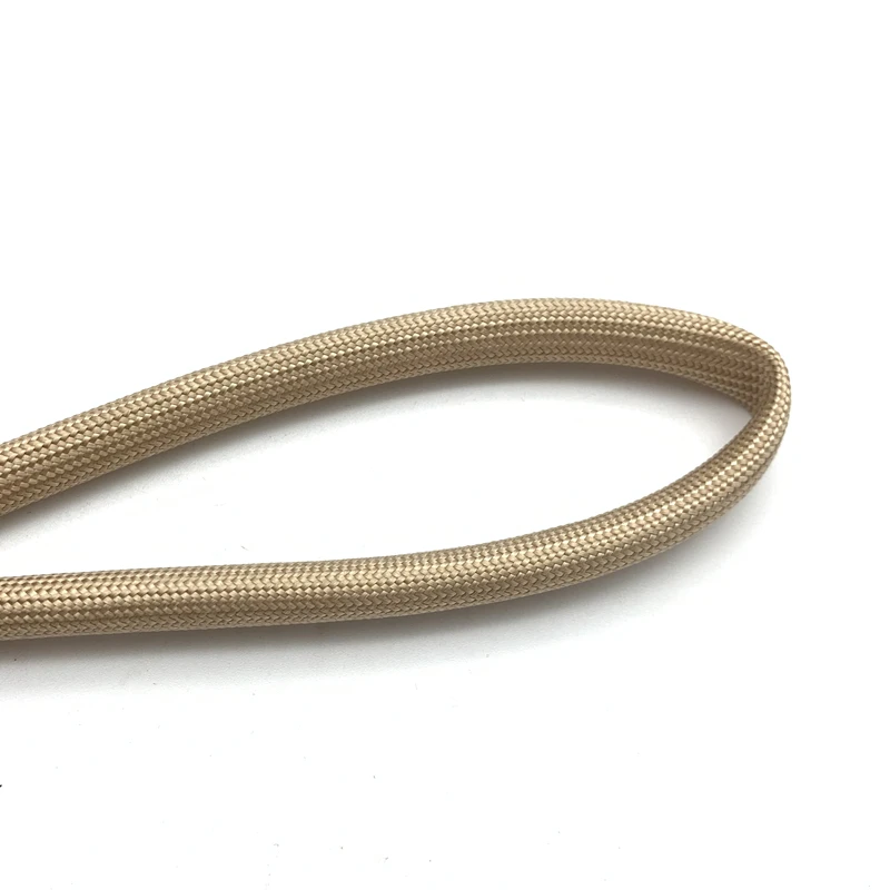 Description Picture 4 of item800Deg.C Multi Size Fiberglass Tube HTG Cable Sleeve Soft Chemical Fiber Glass Wire Alkali Free Fiber Braided Insulation Against