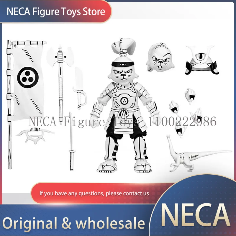 

Экшн-фигурка Neca Usagi Samurai Adventure Yojimbo черно-белая версия аниме Коллекционная модель детская игрушка кукла подарки