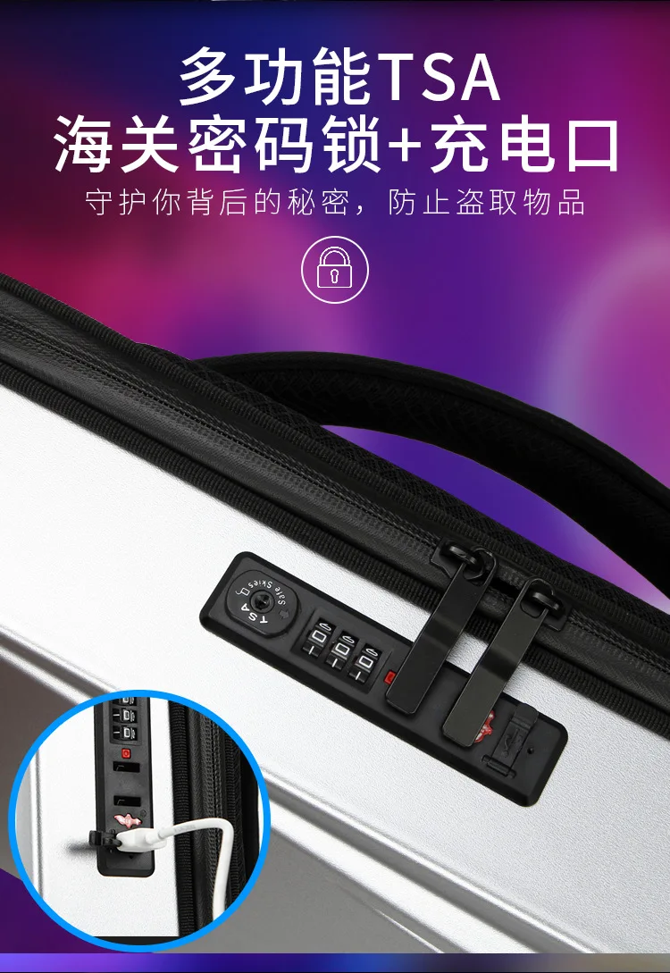 حقيبة ظهر للألعاب واللابتوب، مضادة للسرقة، مقاومة للماء، مزودة بمنفذ USB، حقيبة ظهر صلبة للرجال، مناسبة للأعمال والسفر، حقيبة ألعاب نمطية بحجم 17.3 بوصة undefined