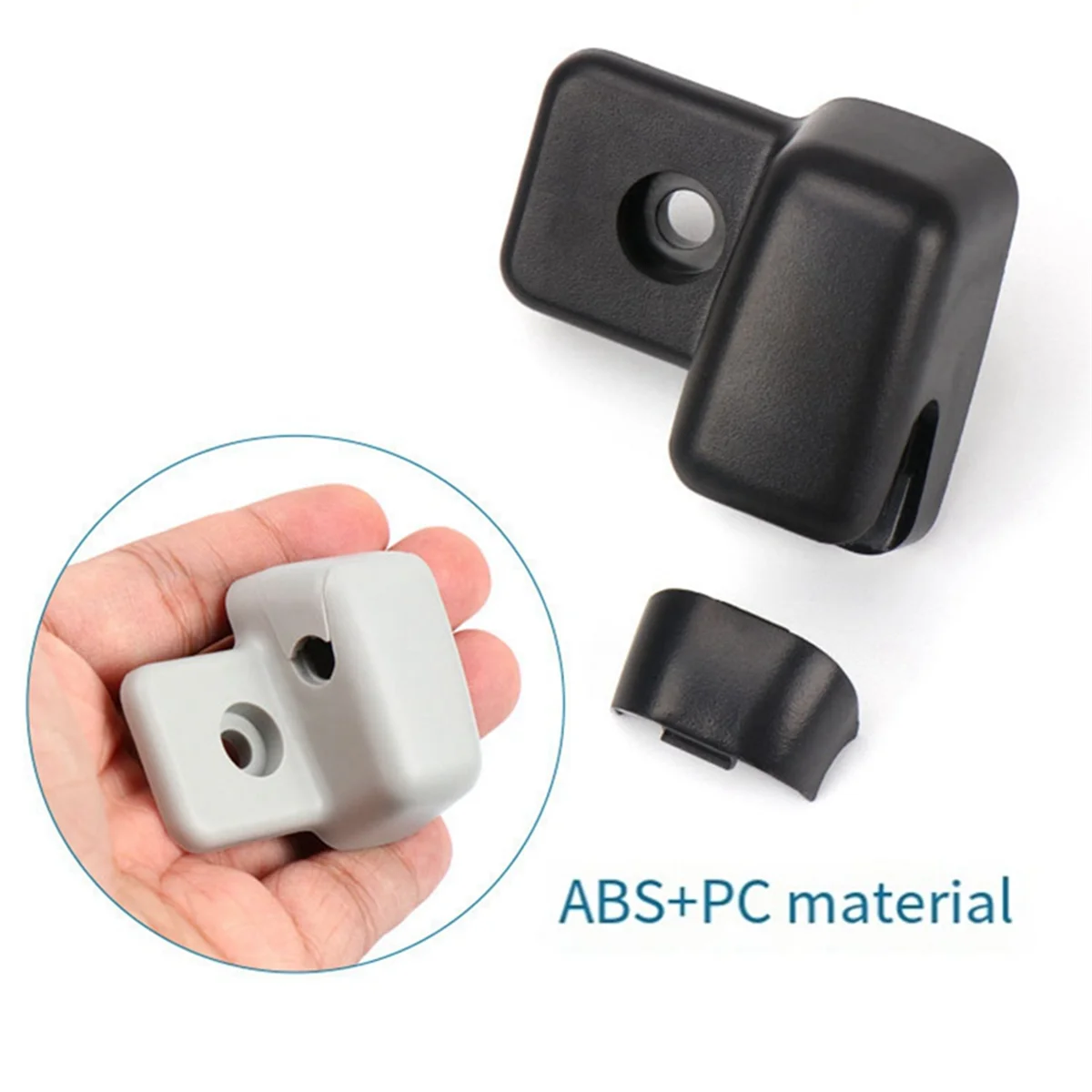 자동차 사이드 선바이저 고정 버클, BMW 미니 R55 R56 R60 용, 51169812837 베이지 프론트