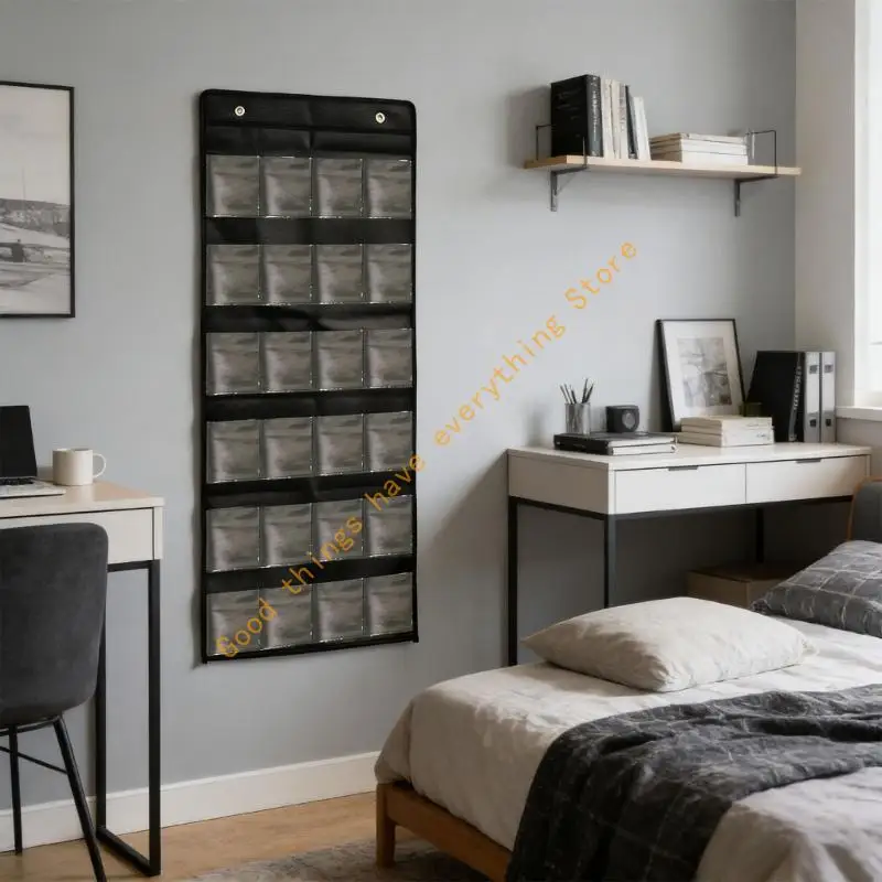 Utile espositore per oggetti contenente 24 scomparti, ottimo per organizzare pezzi da collezione all'interno 55KF - immagine 2