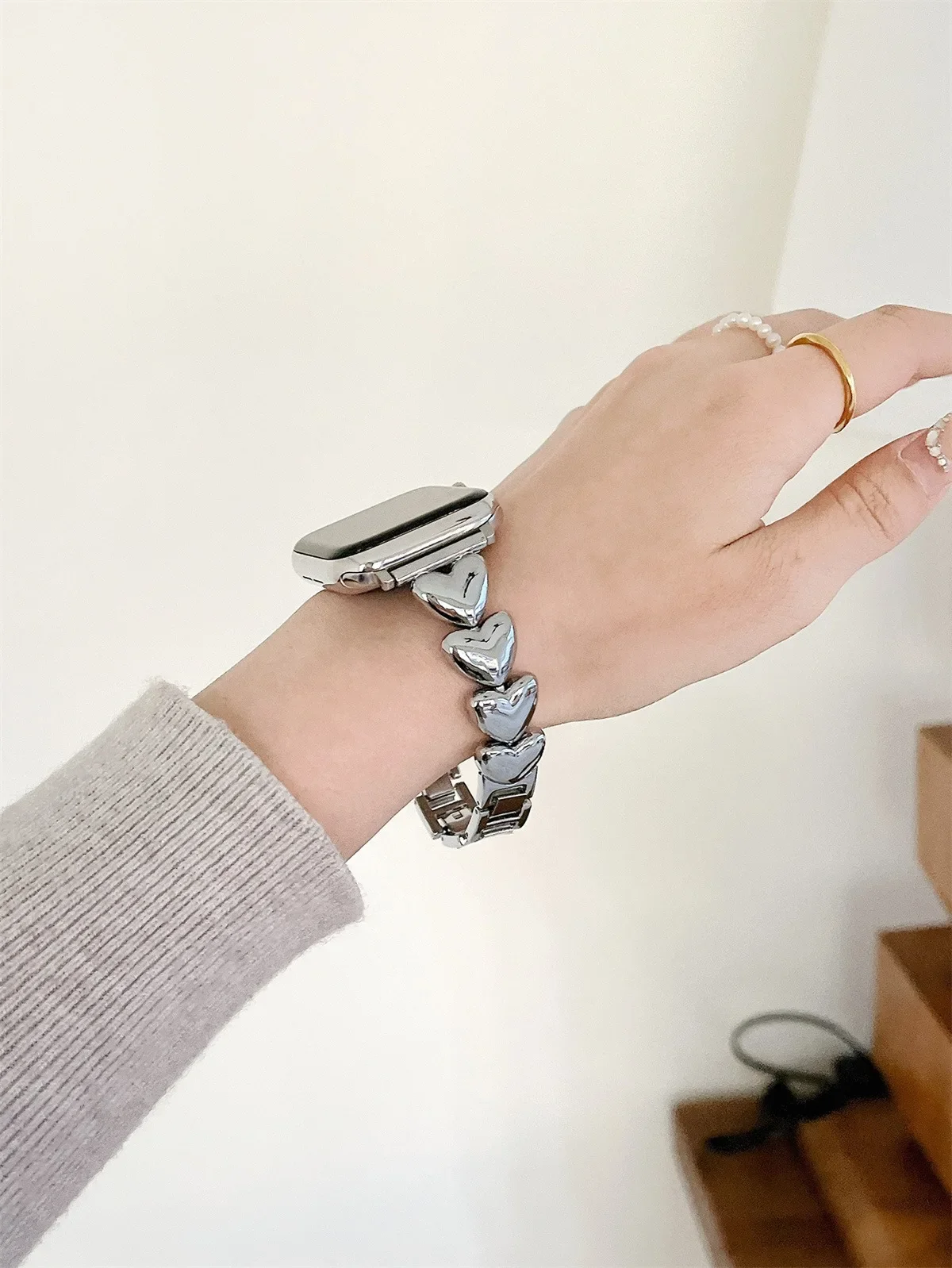 Watch Band For iWatch 42/44/45/46/49mm 38/40/41mm Metal Fashion Watch Strap For Watch Series Ultra2 Series 10/9/8/7/6/5/4/3/2/1_voghion.com